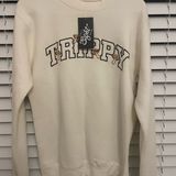 Eighty Eight  Cream Crewneck Jacket Photo 0