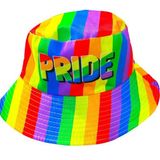 Pride Rainbow Bucket Hat Gay Pride Red Photo 0