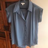 14th & Union Light Blue Button Down Collar Shirt Photo 0