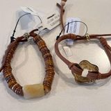 Free People Brown Stone Bracelet Bundle Photo 0