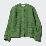 Uniqlo  knitted short jacket in green Photo 0