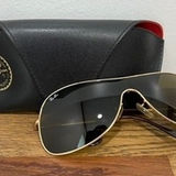 Ray-Ban Raybans Sunglasses Case Sun Vacation Unisex Oversized Tech Photo 0
