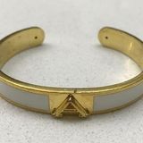 Super cute gold and white enamel "A" C. Wonder Photo 0