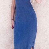 Artisan NY Denim Color Maxi Dress Photo 0