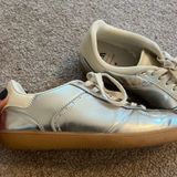 ZARA Metallic Trainer Sneakers Photo 0