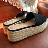 Lulus Black Espadrille Platform Sandals Photo 0