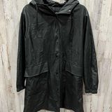 ZARA  Black Hooded Longline Rain Jacket Photo 0
