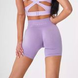 NVGTN NWT XS Lilac Pro Shorts Photo 0