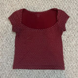 Brandy Melville Brandy Polka Melville Dot Top Photo 0