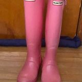Hunter Pink Tall Rain Boots Photo 0