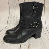 Harley Davidson Leather Strapped Heeled Riding Boot Photo 0