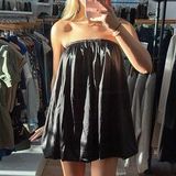 Beginning Boutique Miki black strapless dress US 6 Photo 0