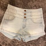 Charlotte Russe Refuge Washed Denim Shorts Photo 0