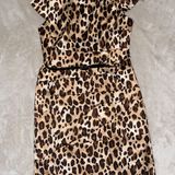Roz & Ali  Cheetah Print Fitted Formal Dress Photo 0