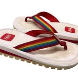 Skechers Y2K Platform Rainbow Flip Flop Sandals Size 7.5 Photo 0