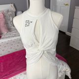 Boys Lie White Sleeveless Twist Front Top Photo 0