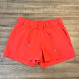 Lululemon High Waisted Orange Shorts Size 6 Photo 0