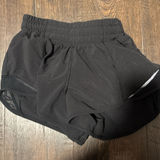 Lululemon Women's  Black Athletic Shorts Photo 0