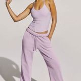 Garage Purple Ultra Fleece Straight Leg Sweatpants Photo 0