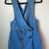 BDG Urban Outfitters denim overall dress in size medium. Ex. Cond. Photo 0