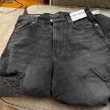 Arizona Jean Company Black Denim Mom Jeans Photo 0