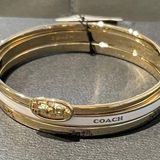 Coach Horse And Carriage Bangle Set - Set of 3 - NWT Photo 0