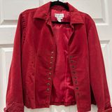 Live a Little Red Leather Jacket Photo 0