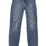 Judy Blue  Distressed Raw Hem Skinny Jeans Size Women's 3 | 26 Photo 0