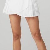 Alo Yoga ALO ACES TENNIS SKIRT IN WHITE Photo 0