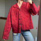 Chico's Chico’s Design Pattern Jean Jacket Photo 0