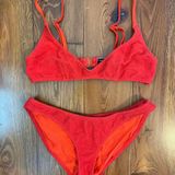 Triangl bikini set red Photo 0