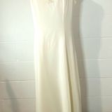 Aspeed Off White Cream Long Wedding Prom Formal Dress w Beaded Appliqué Photo 0