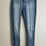 BKE  Billie slim fit high rise ankle skinny distressed denim jeans size 26 Photo 0