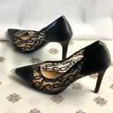Stilettos NWOT Fiona Lacy Black  Wm 6.5 Photo 0