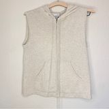 autumn cashmere  Zip Up Hooded Vest Size M Photo 0
