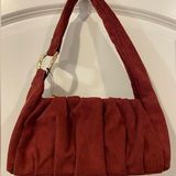 INC . Alesandrah Shoulder bag in maroon with cream interior Photo 0