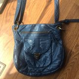 Bueno  Women’s Handbag Crossbody Purse Blue Multizip Accessories Boho Western Photo 0