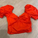 Sim & Sam  Top Crop Puff Sleeve small Photo 0