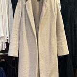ZARA  Beige Open-Front Coat Photo 0