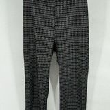 Modcloth  Women's Size 1X Black Plaid‎ Cropped Trouser Pants High Rise Academia Photo 0