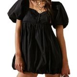 Free People Rendezvous Mini Dress in Black Size Medium Photo 0