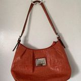 Nicole Miller Burnt Sienna Shoulder Bag 13"x8" Photo 0