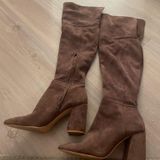 Charles David Thigh-High Boots  Suede Photo 0