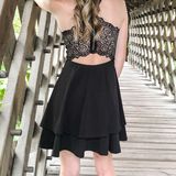 Emerald Sundae Black Homecoming Dress Photo 0