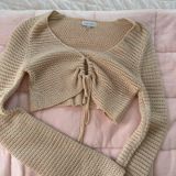 Boutique Crochet Cropped Top Photo 0