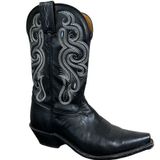 Tony Lama  Women's Western Cowboy Boots Black Stallion Leather 7912L Size 8 C Photo 0