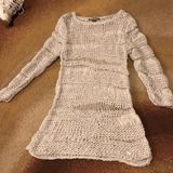 Armani Exchange Gray tunic crotchet top never worn  Photo 0