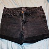 Time & Tru Black Jean Shorts  Photo 0