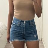 Levi's Levi’s High Rise Ribcage Jean Shorts Photo 0