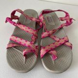 Skechers women’s reggae haystack toe ring sandals — size 8 Photo 0